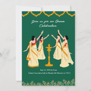 invitation à la célébration onam