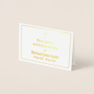 Invitation à la cérémonie de remise de médailles d