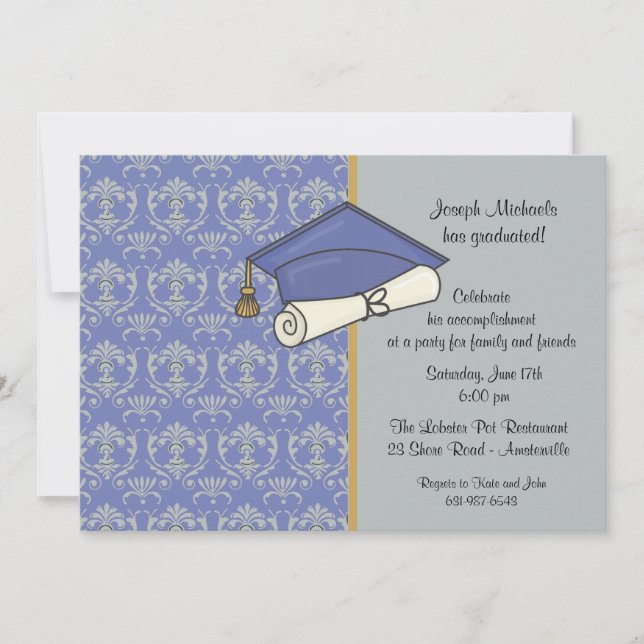 Invitation à la cérémonie de remise des diplômes (Devant)