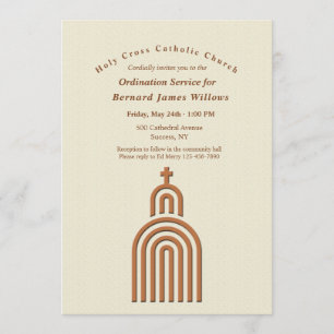 Invitation à la cérémonie d'ordination de la cathé