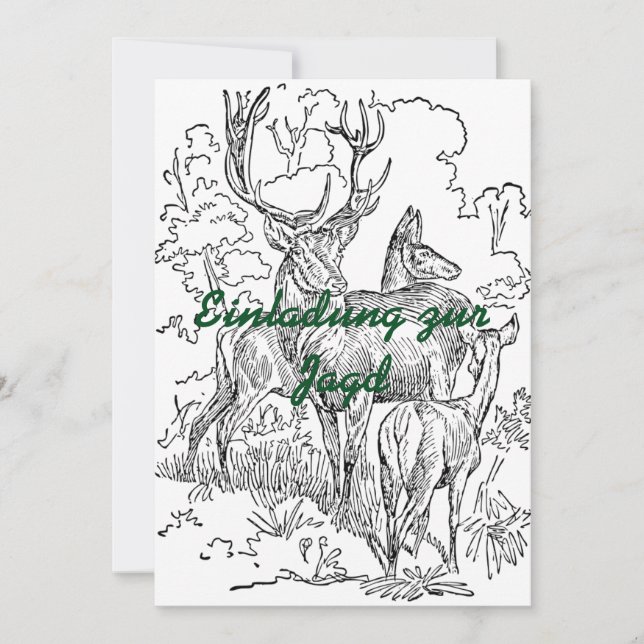 Invitation à la chasse 1 (Devant)