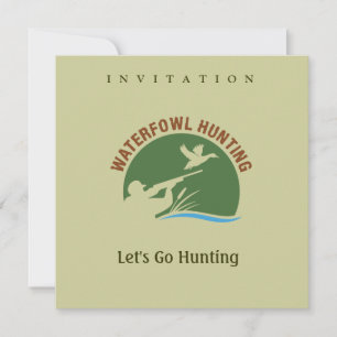 Invitation à la chasse aux oiseaux d'eau