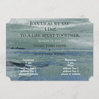 Invitation à la conception de lac Abstrait