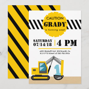 Invitation à la construction 1er anniversaire Prem