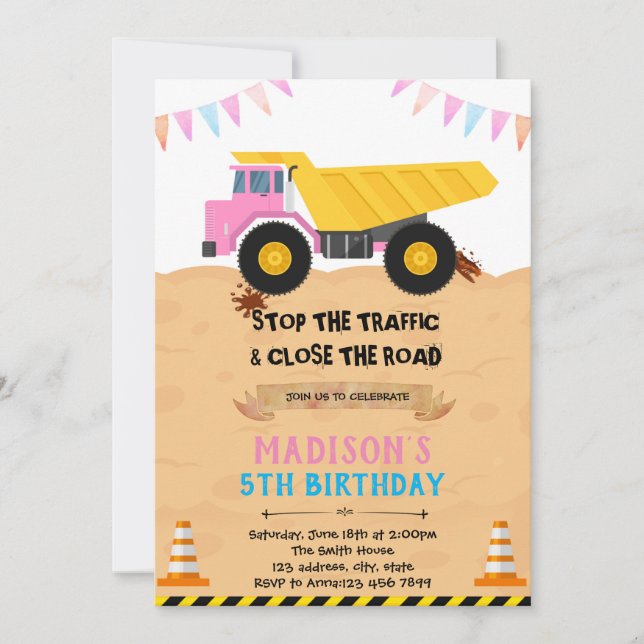 Invitation à la construction de filles (Devant)