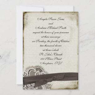 Invitation à la dentelle Vintage de Hayley Cocoa