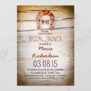 invitation à la douche à la nage en bois de fer à