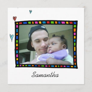 invitation à la douche d'adoption