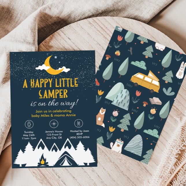 Invitation à la douche de camping (Créateur téléchargé)