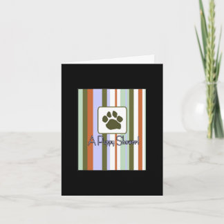 Invitation à la douche de chiot