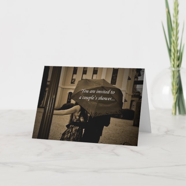 Invitation à la douche de couple (Devant)