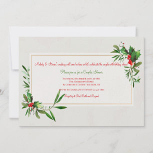 Invitation à la douche Holly Frame