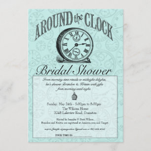 Invitation à la douche nuptiale