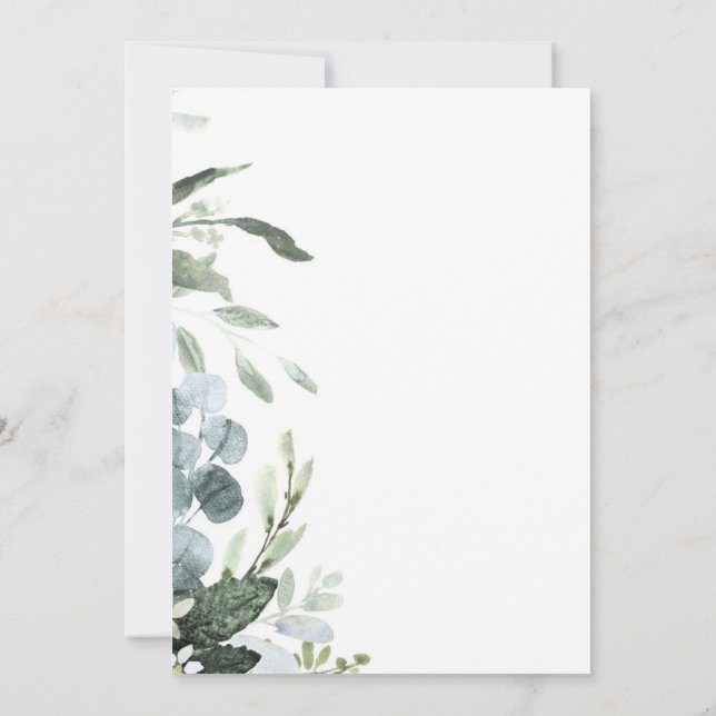 invitation à la douche nuptiale (Dos)