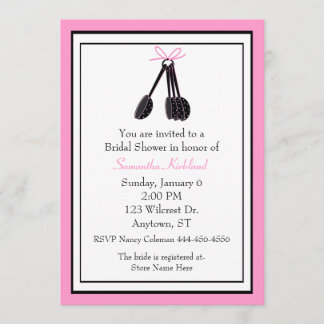 Invitation à la douche nuptiale
