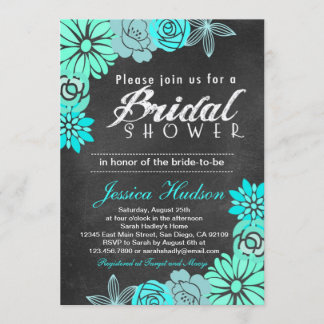 Invitation à la douche nuptiale à carreaux de coul