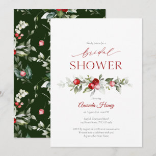 Invitation à la douche nuptiale Berry Festive