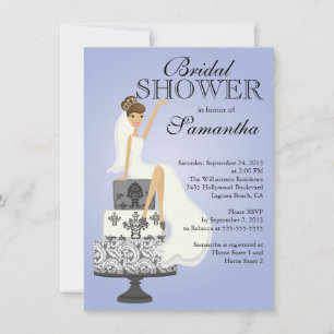 Invitation à la douche nuptiale    Brunette
