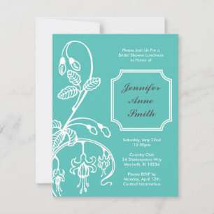 Invitation à la douche nuptiale - Coeurs saignants