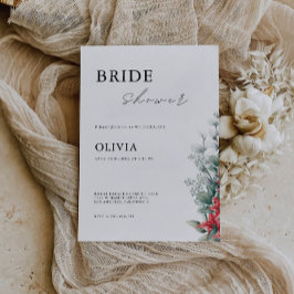 Invitation à la douche nuptiale de Noël