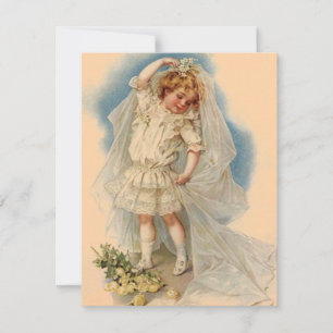 Invitation à la douche nuptiale de style Vintage