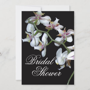 Invitation à la douche nuptiale des orchidées