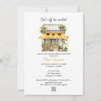 Invitation à la douche nuptiale du marché des tour