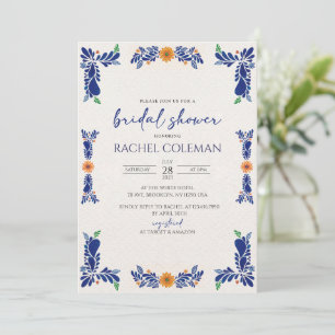 Invitation à la douche nuptiale mexicaine