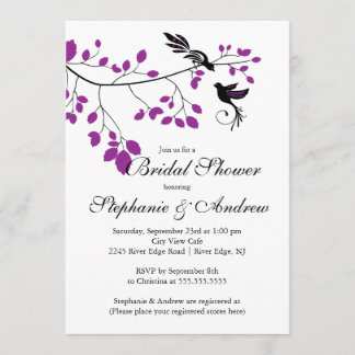 Invitation à la douche nuptiale pour les couples I