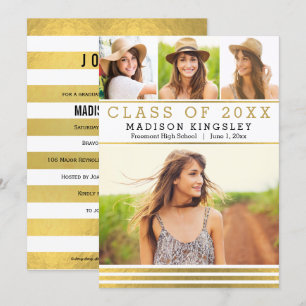 Invitation à la Faire-part de diplôme classique