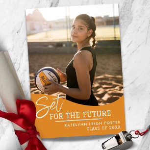 Invitation à la Faire-part de diplôme de volleybal