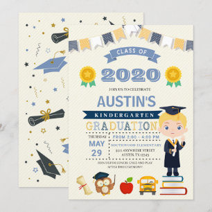 Invitation à la Faire-part de diplôme d'études pou