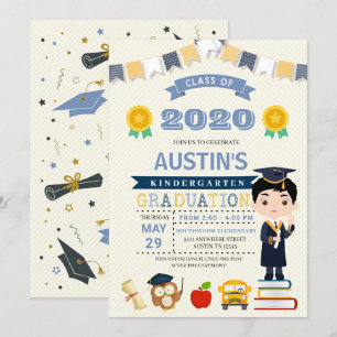 Invitation à la Faire-part de diplôme d'études pou