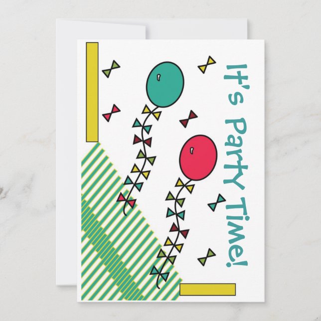 Invitation à la fête (Devant)