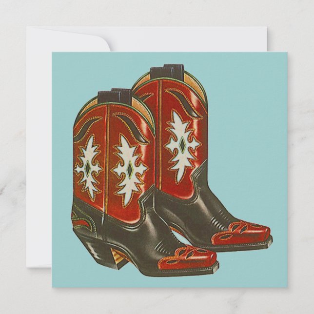 INVITATION À LA FÊTE À THÈME OCCIDENTALE ~ PERSONN (Devant)