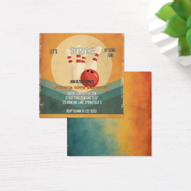 Invitation à la fête Anniversaire de enfant de Ret (Bureau)