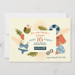 Invitation à la Fête au Piscine