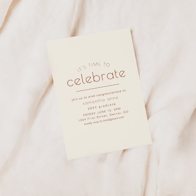 Invitation à la fête C'est l'heure de célébrer (Créateur téléchargé)