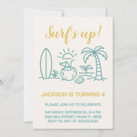 Invitation à la fête d’anniversaire du Surf modifi