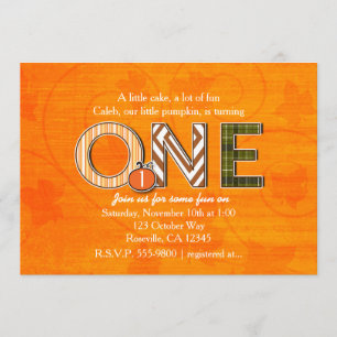 Invitation à la fête d'anniversaire de 1 an de l'a