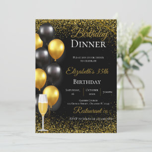 Invitation à la fête d'anniversaire de 35 ans