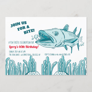 Invitation à la fête d'anniversaire de Barracuda