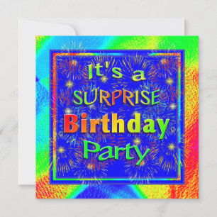 Invitation à la fête d'anniversaire de Bright Surp