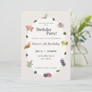 Invitation à la fête d'anniversaire de Bug