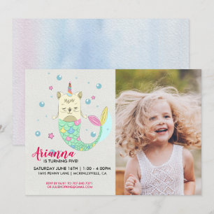 Invitation à la fête d'anniversaire de Caticorn Me