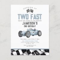 Invitation à la fête d'anniversaire de la 2e année