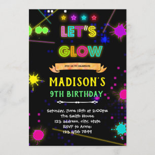 Invitation à la fête d'anniversaire de la balise l