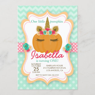 Invitation à la fête d'anniversaire de la Citrouil