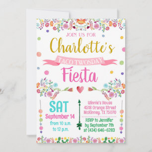 Invitation à la fête d'anniversaire de la fête de