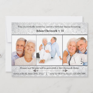 Invitation à la fête d'anniversaire de la fête de 